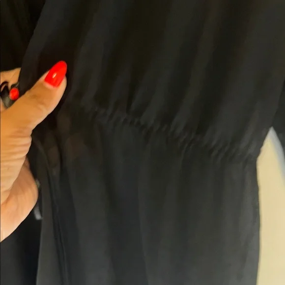 Triumph swim  Elegant Black Long Sleeve Coverup - Picture 3 of 9